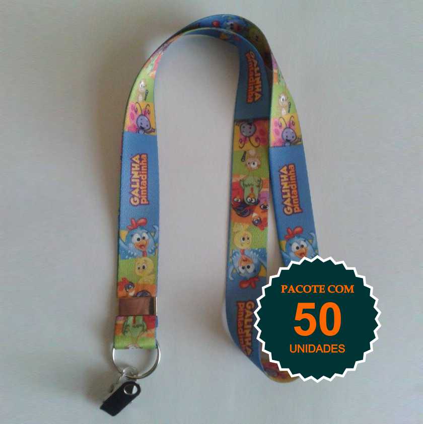 Cordão para crachá personalizado